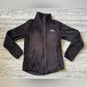 The North Face Black fluffy Fleece Jacket